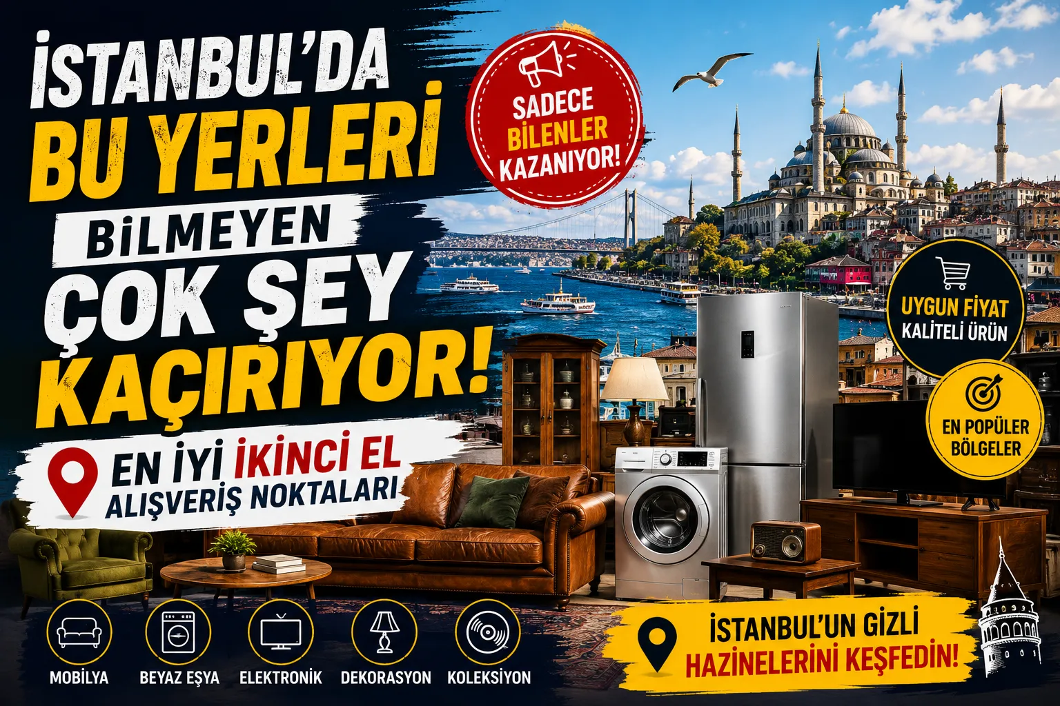 İstanbul'da İkinci El Alışveriş Rehberi
